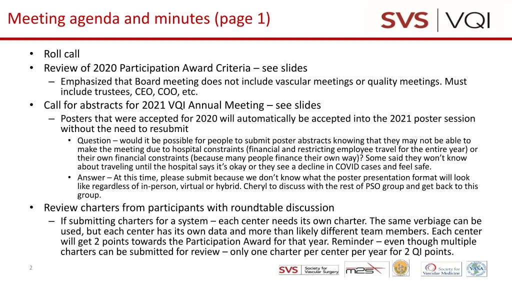 meeting agenda and minutes page 1