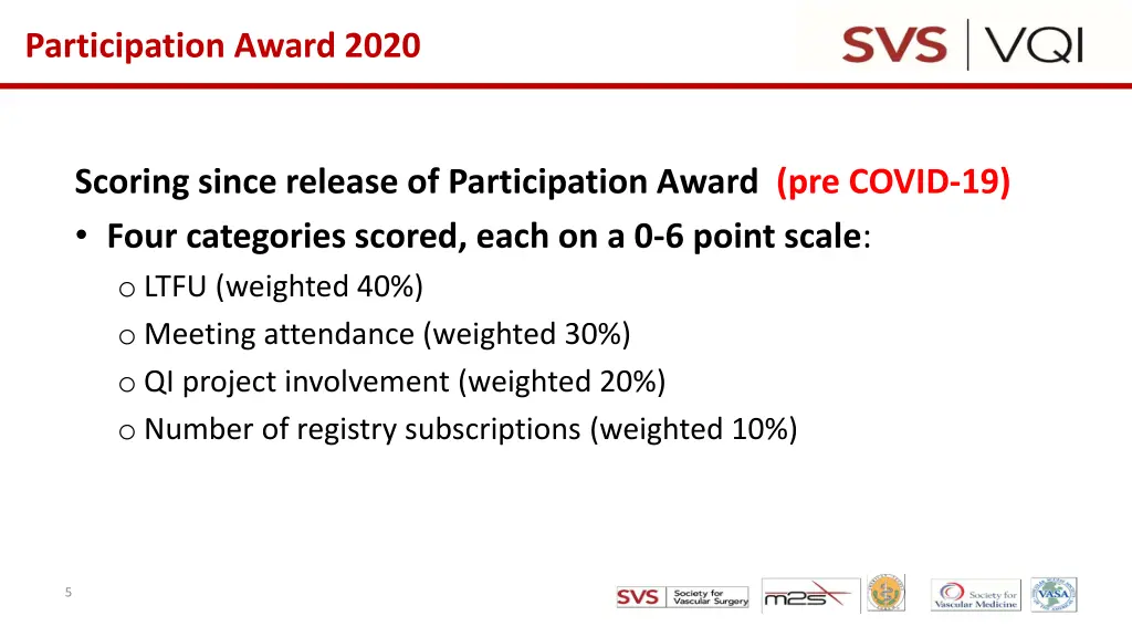 participation award 2020