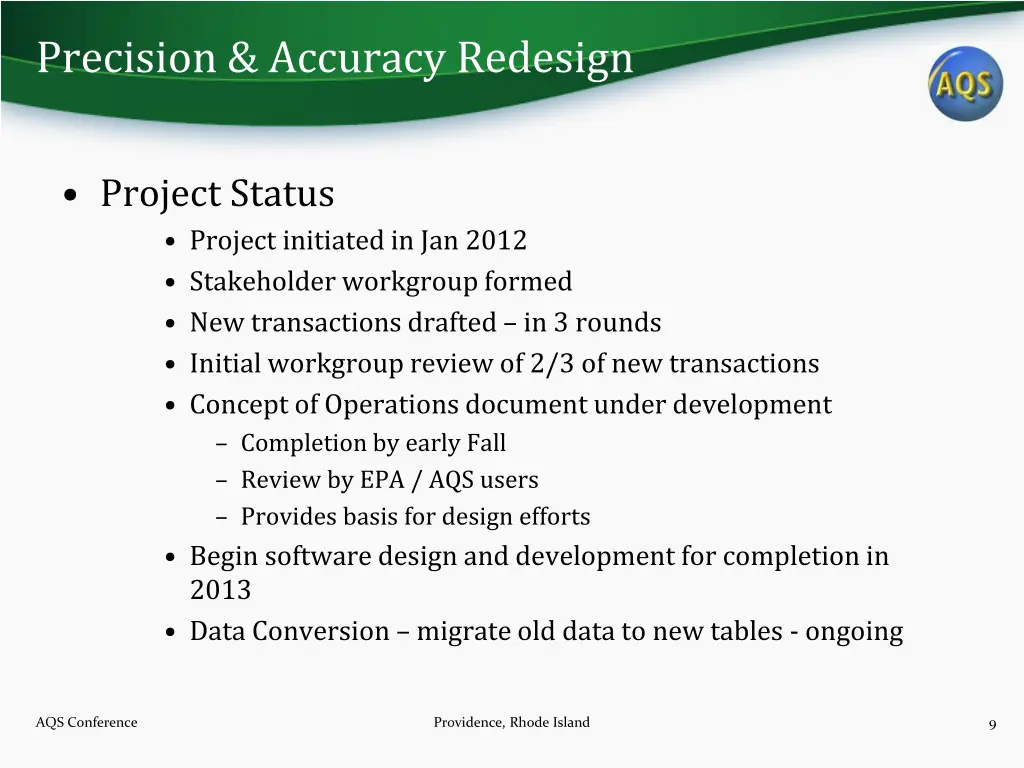 precision accuracy redesign 8