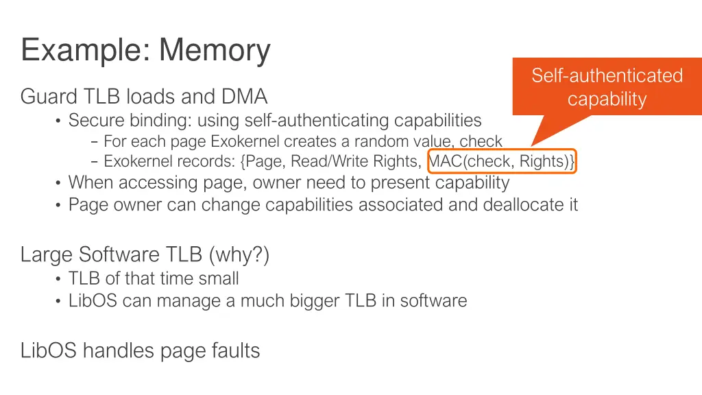 example memory