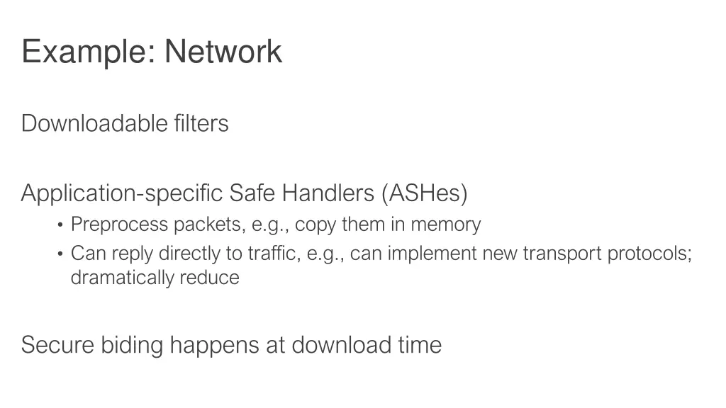example network