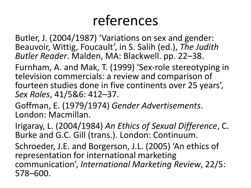 references