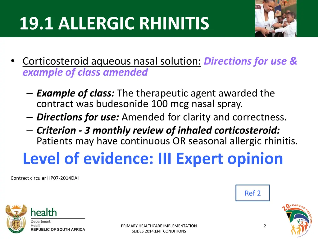 19 1 allergic rhinitis