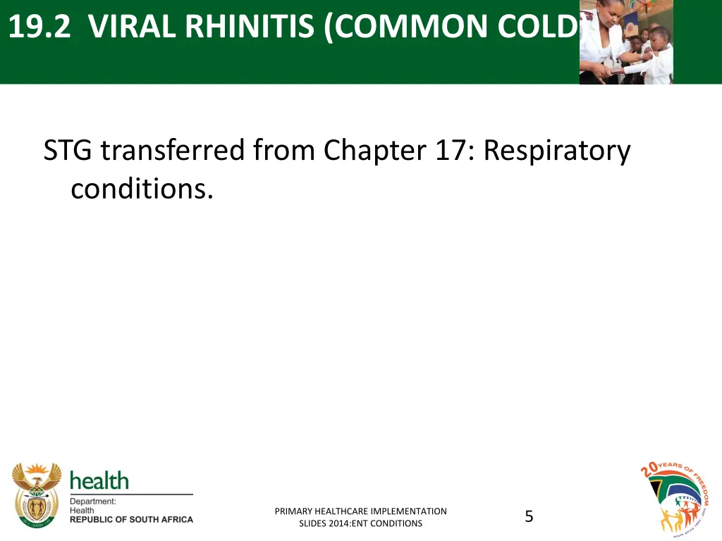 19 2 viral rhinitis common cold