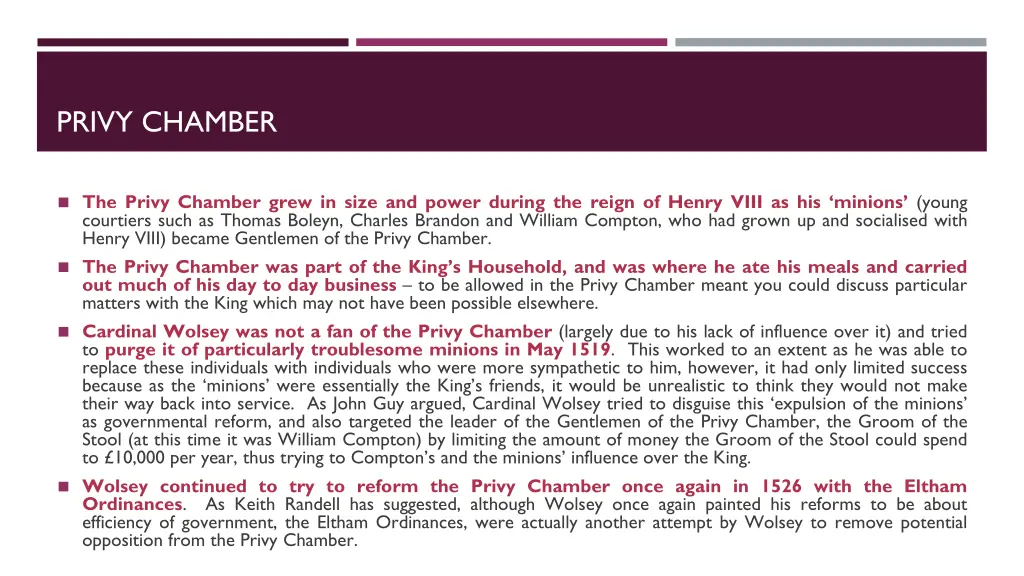 privy chamber