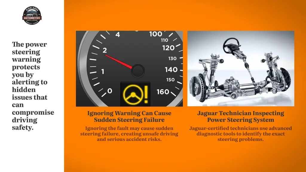 th e power steering warning protects