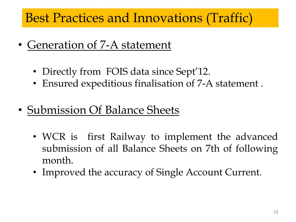 best practices and innovations traffic 1