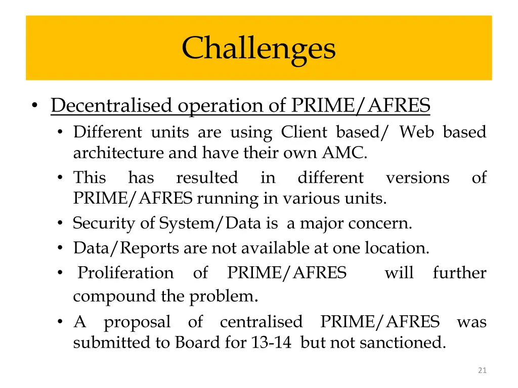 challenges
