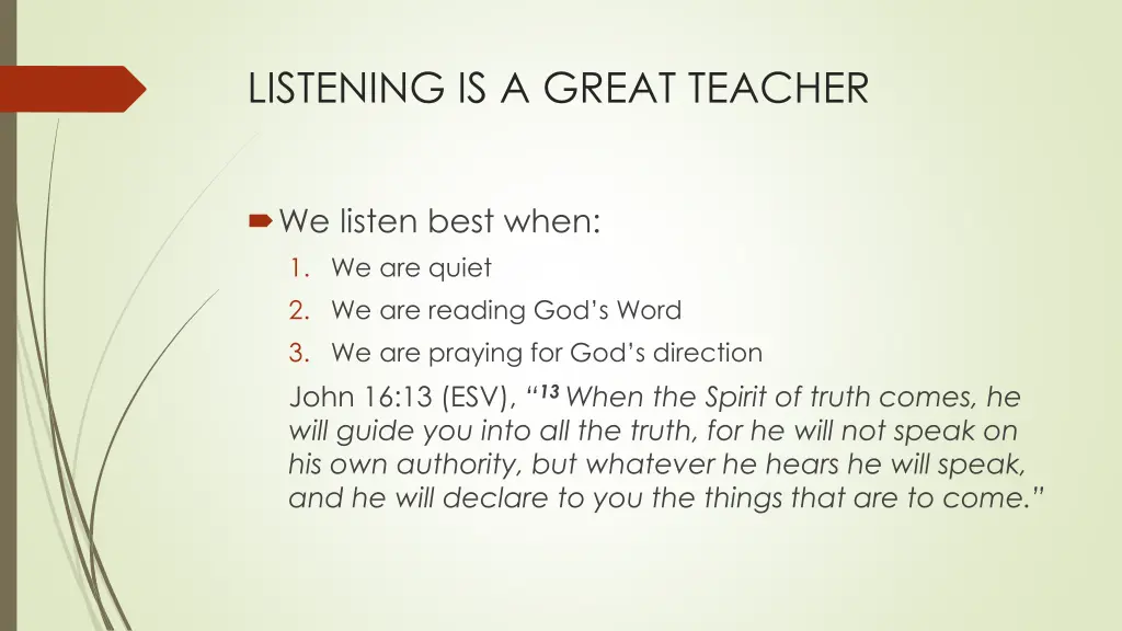 listening is a great teacher 1