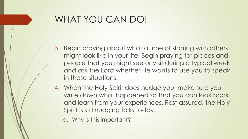 what you can do 1