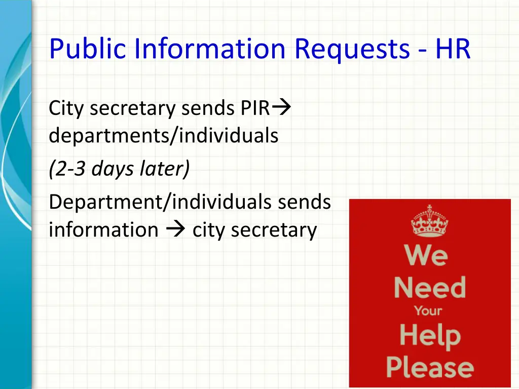 public information requests hr 2