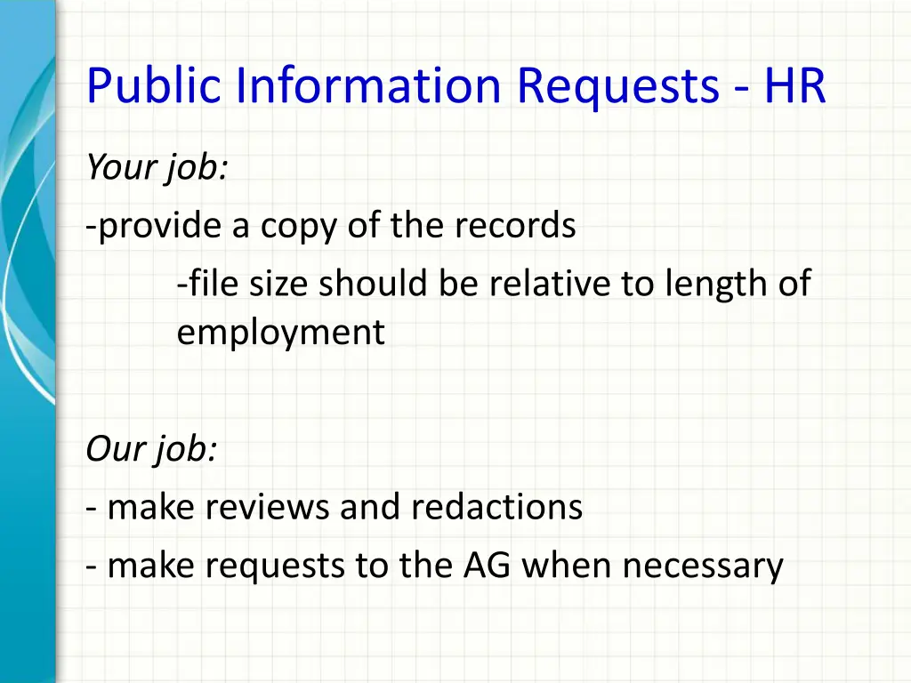 public information requests hr 4