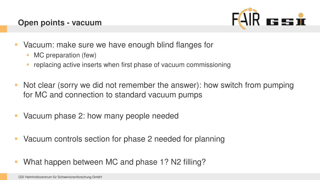 open points vacuum