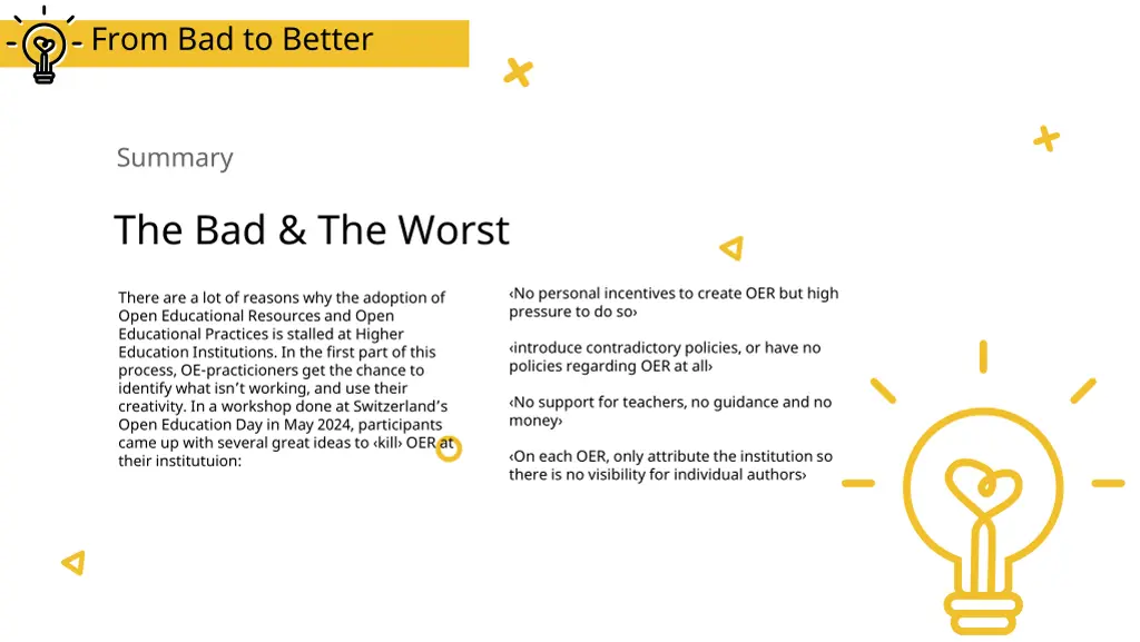 from bad to better 1