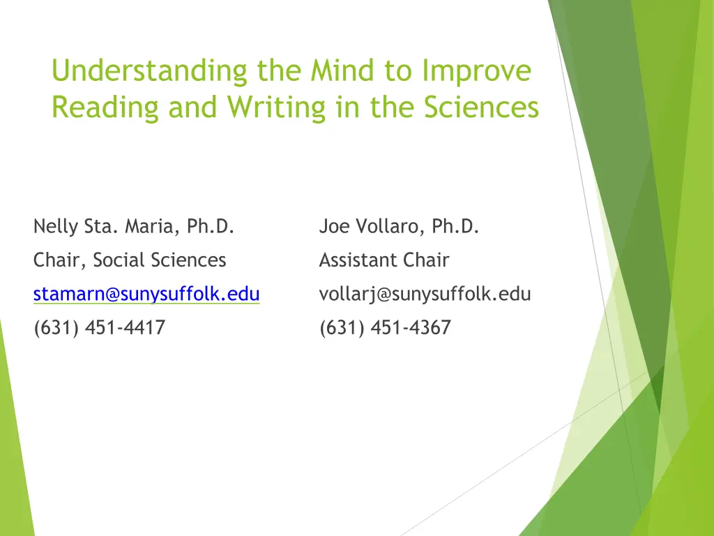 understanding the mind to improve reading