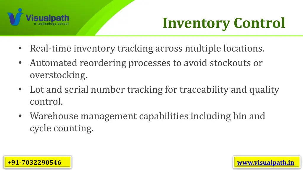inventory control
