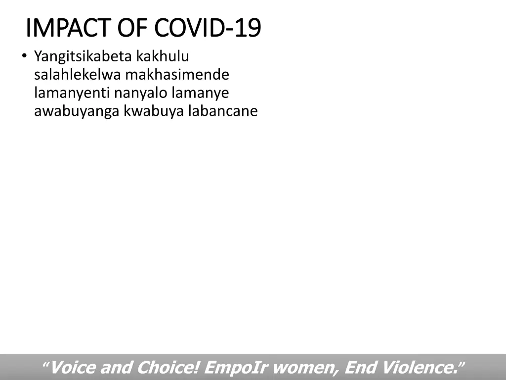 impact of covid impact of covid 19 yangitsikabeta