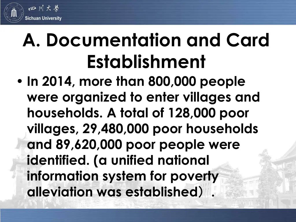 sichuan university a documentation and card