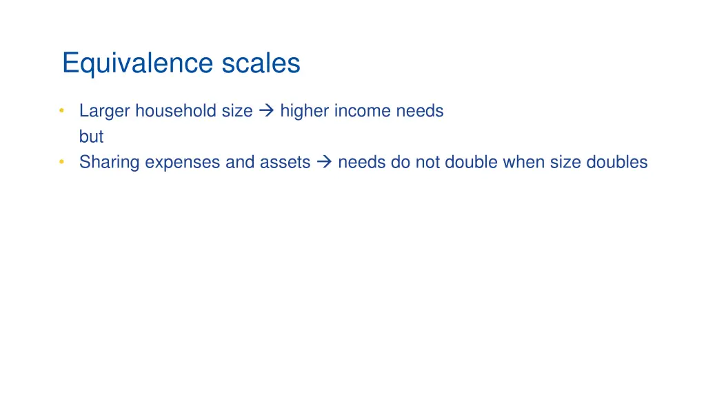 equivalence scales