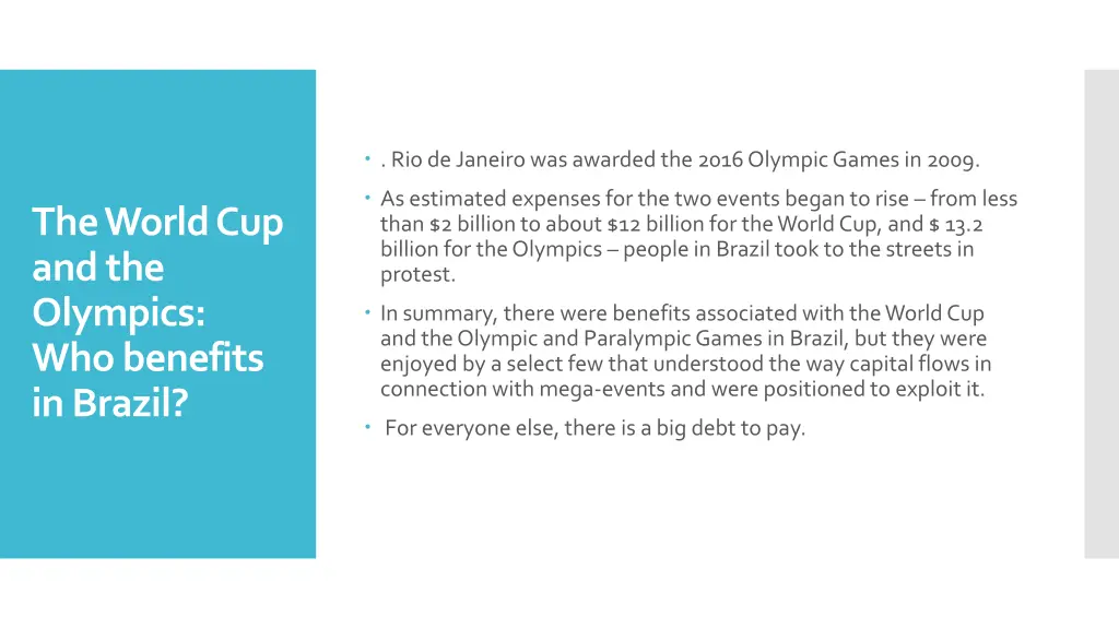 rio de janeiro was awarded the 2016 olympic games