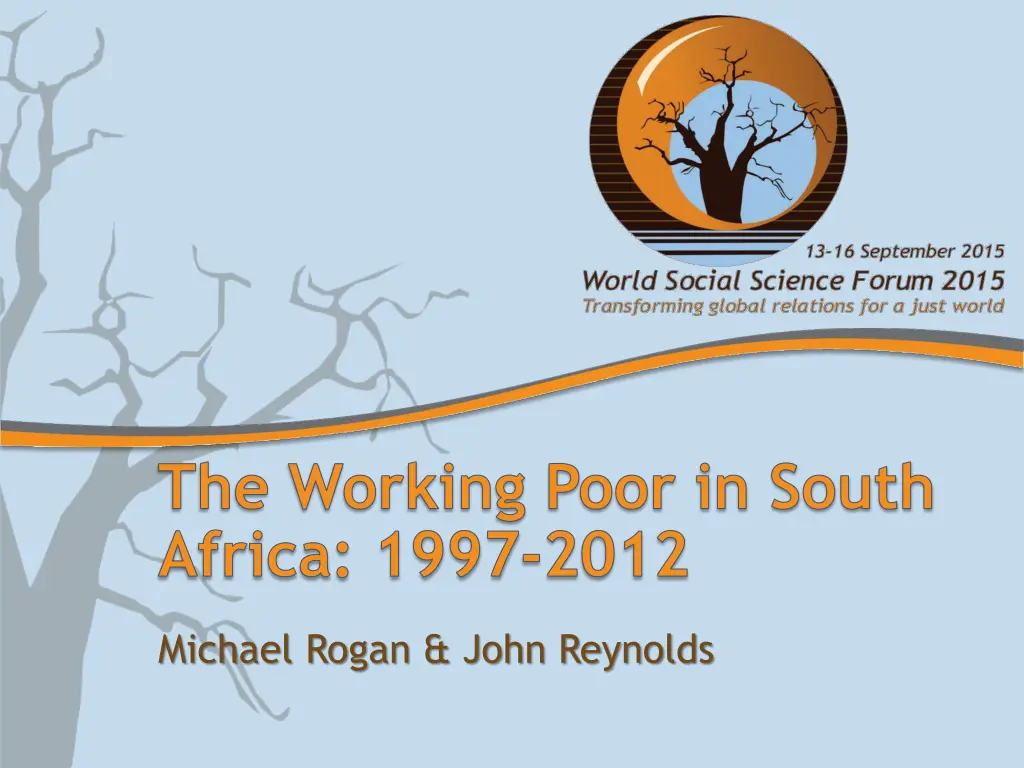 the working poor in south africa 1997 2012