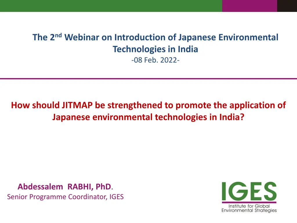 the 2 nd webinar on introduction of japanese