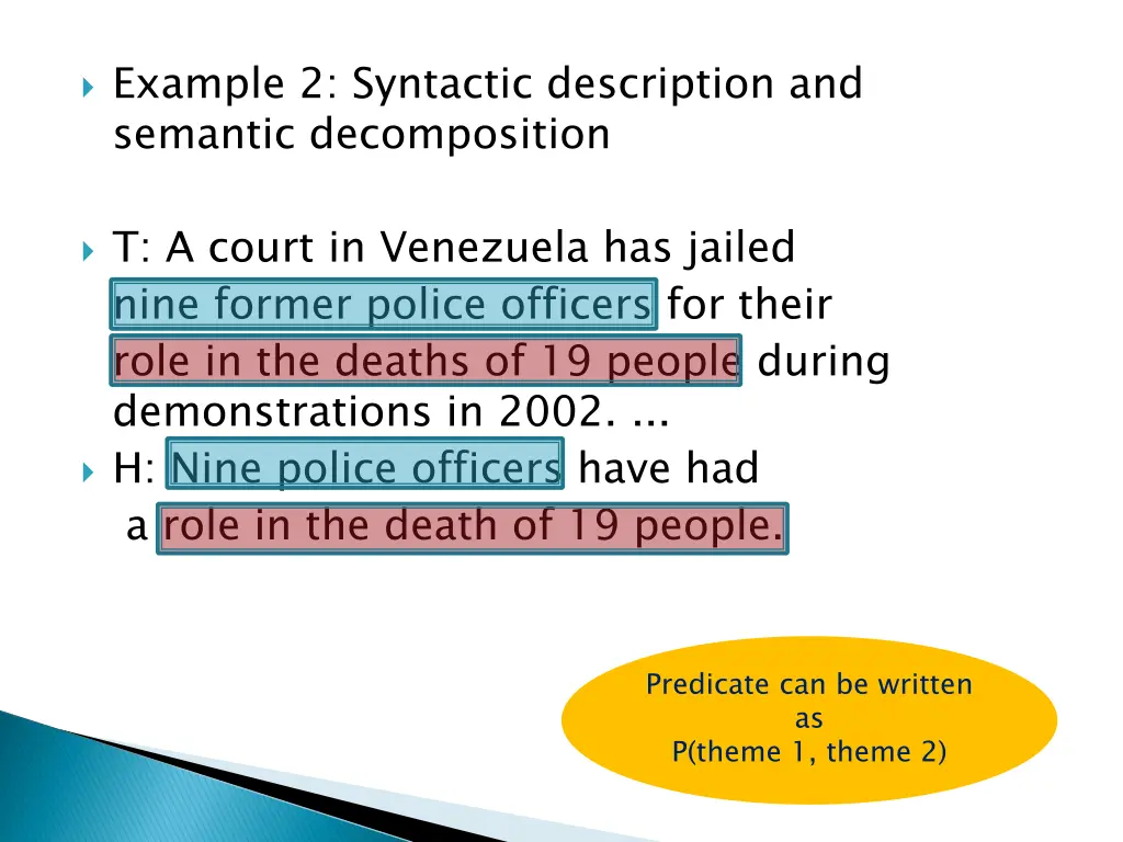 example 2 syntactic description and semantic