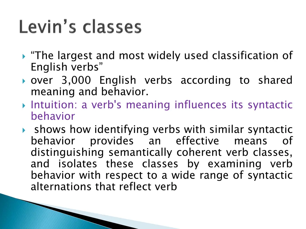 the largest and most widely used classification