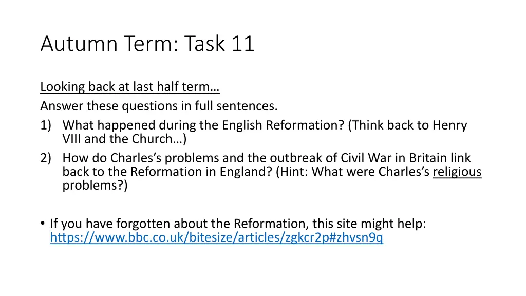 autumn term task 11
