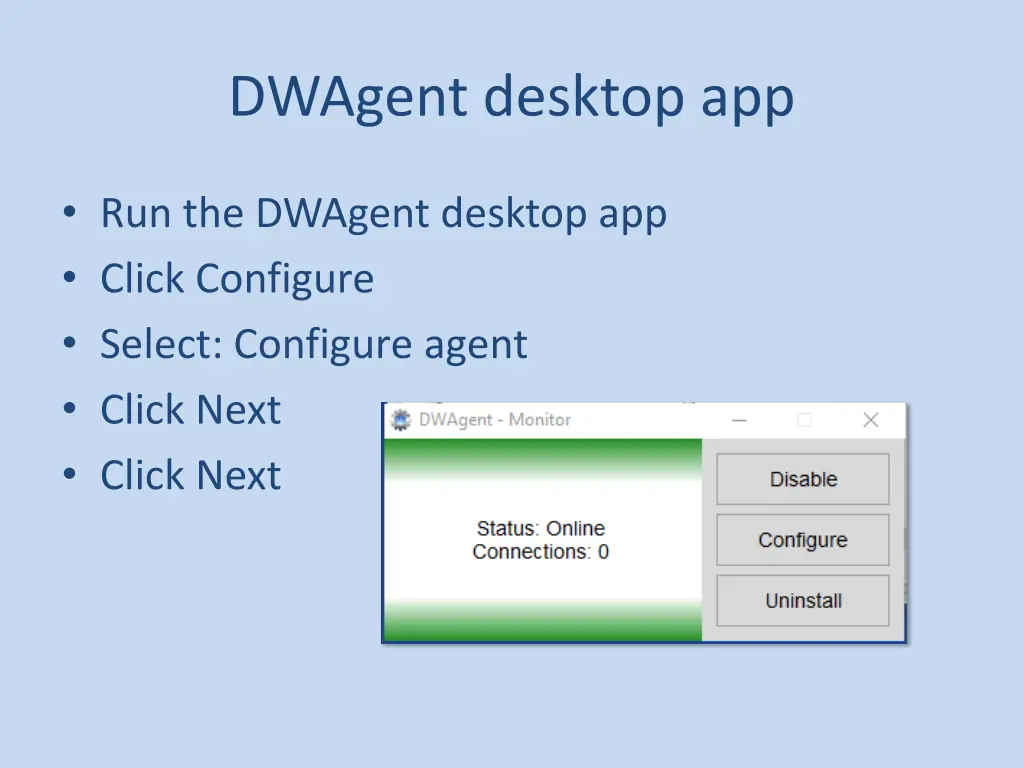 dwagent desktop app