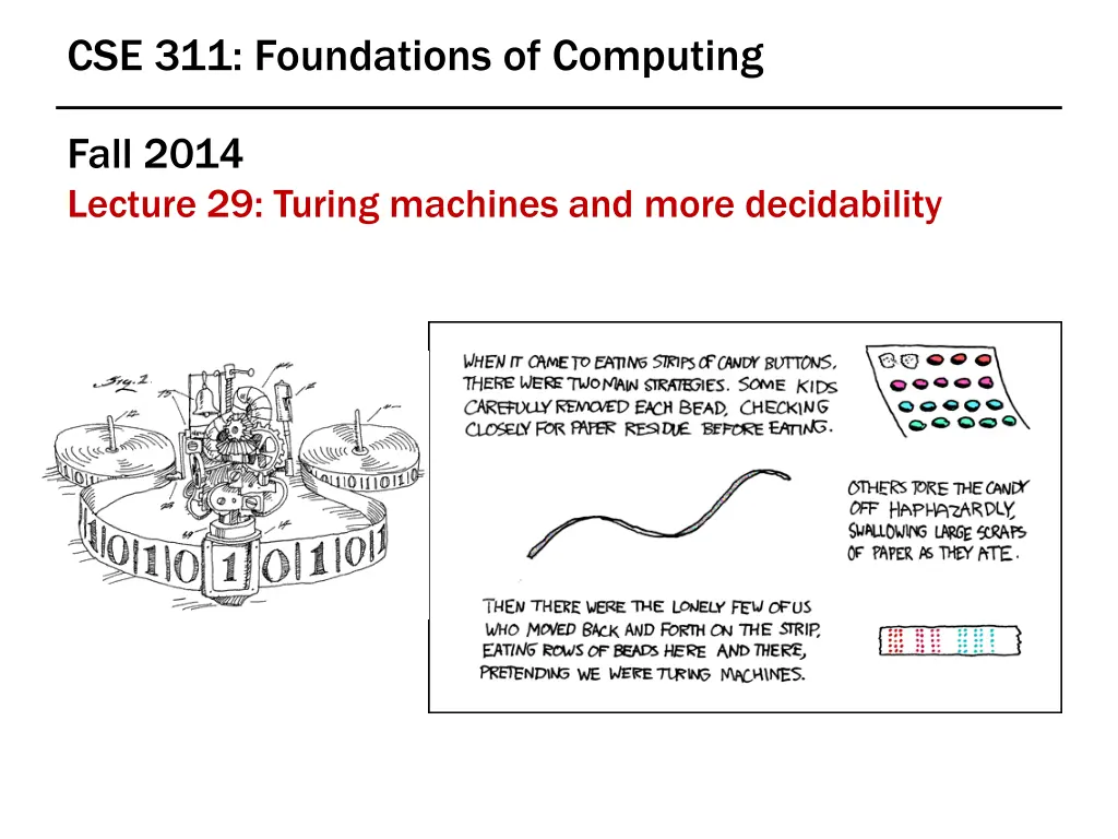 cse 311 foundations of computing