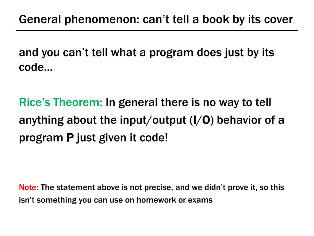 general phenomenon can t tell a book by its cover
