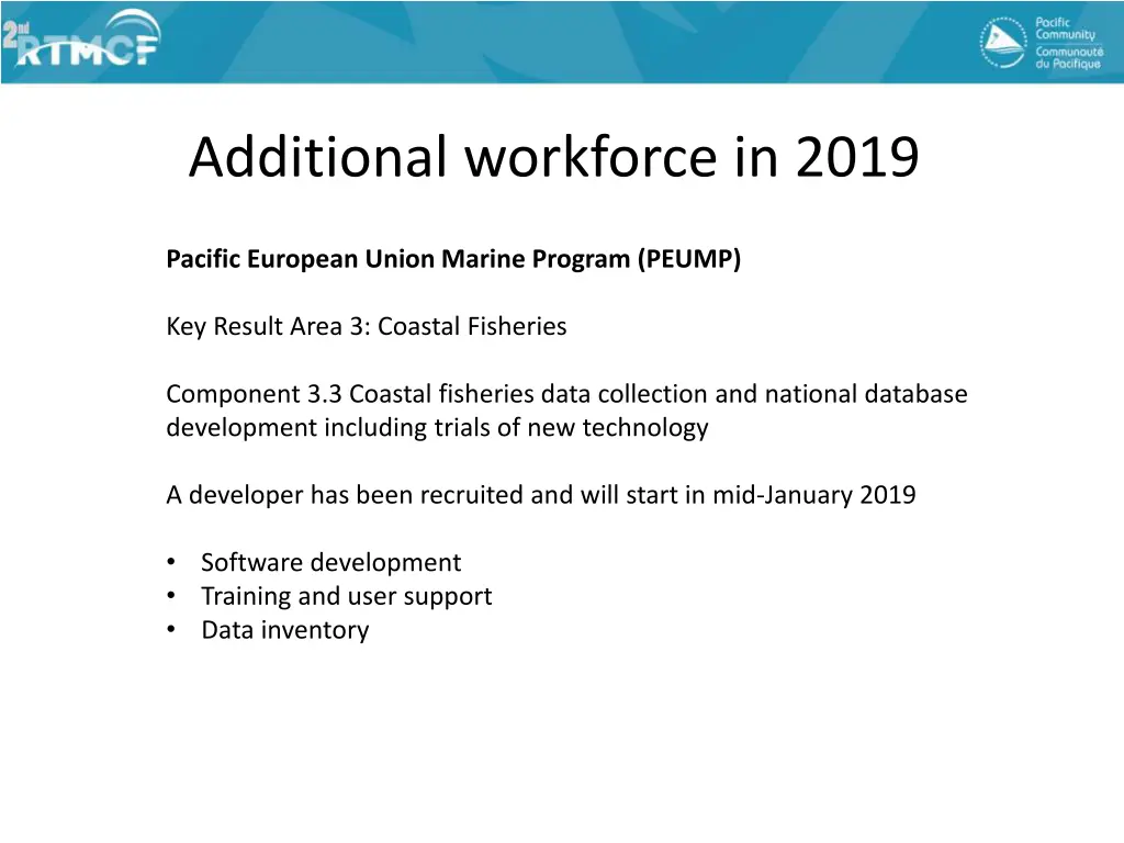 additional workforce in 2019