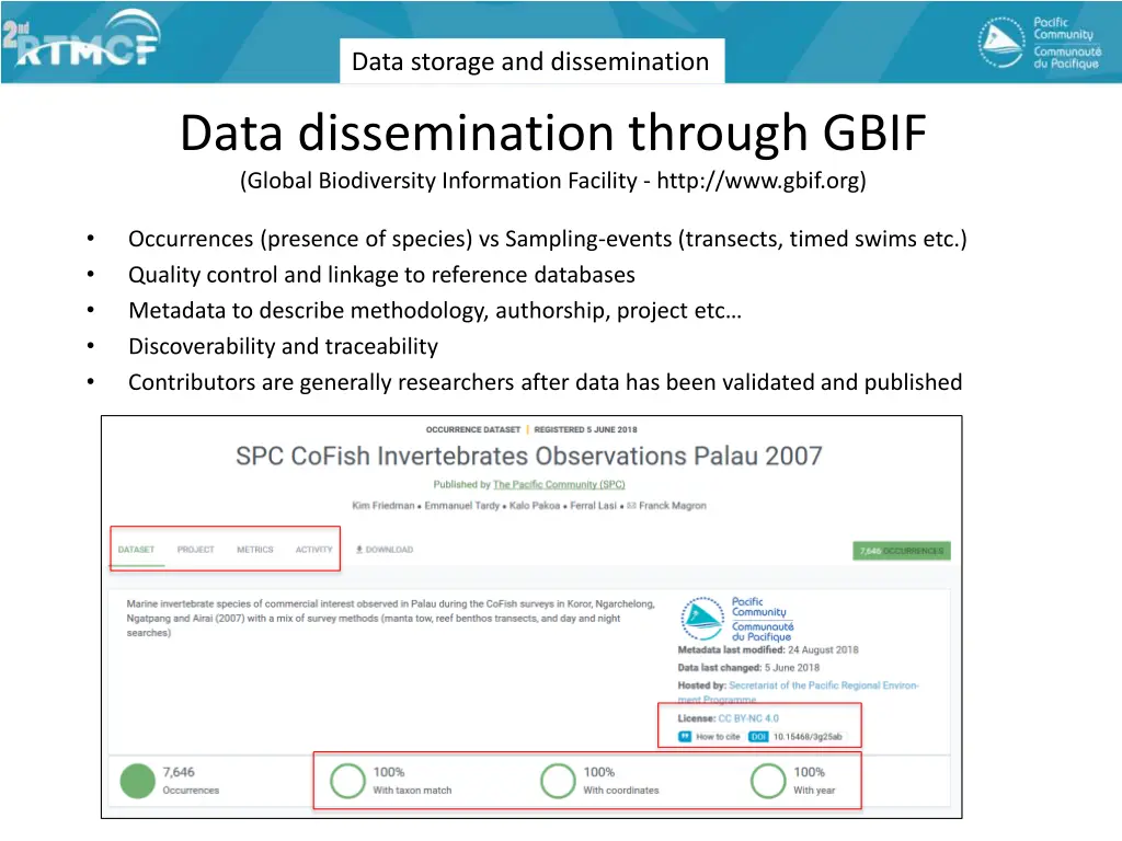 data storage and dissemination 1