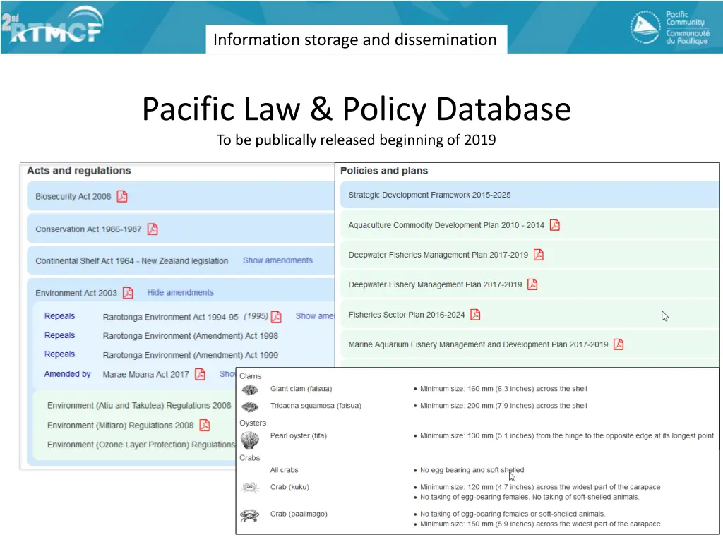 information storage and dissemination