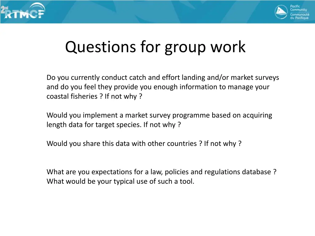 questions for group work