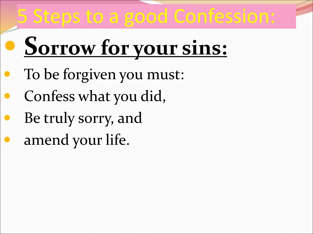 5 steps to a good confession 1