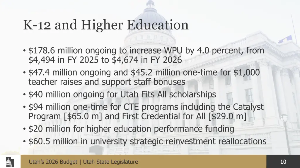 k 12 and higher education