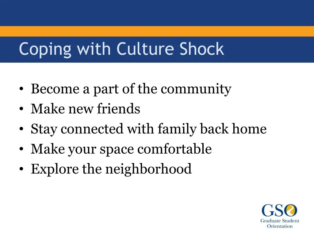 coping with culture shock