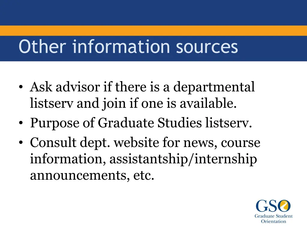 other information sources