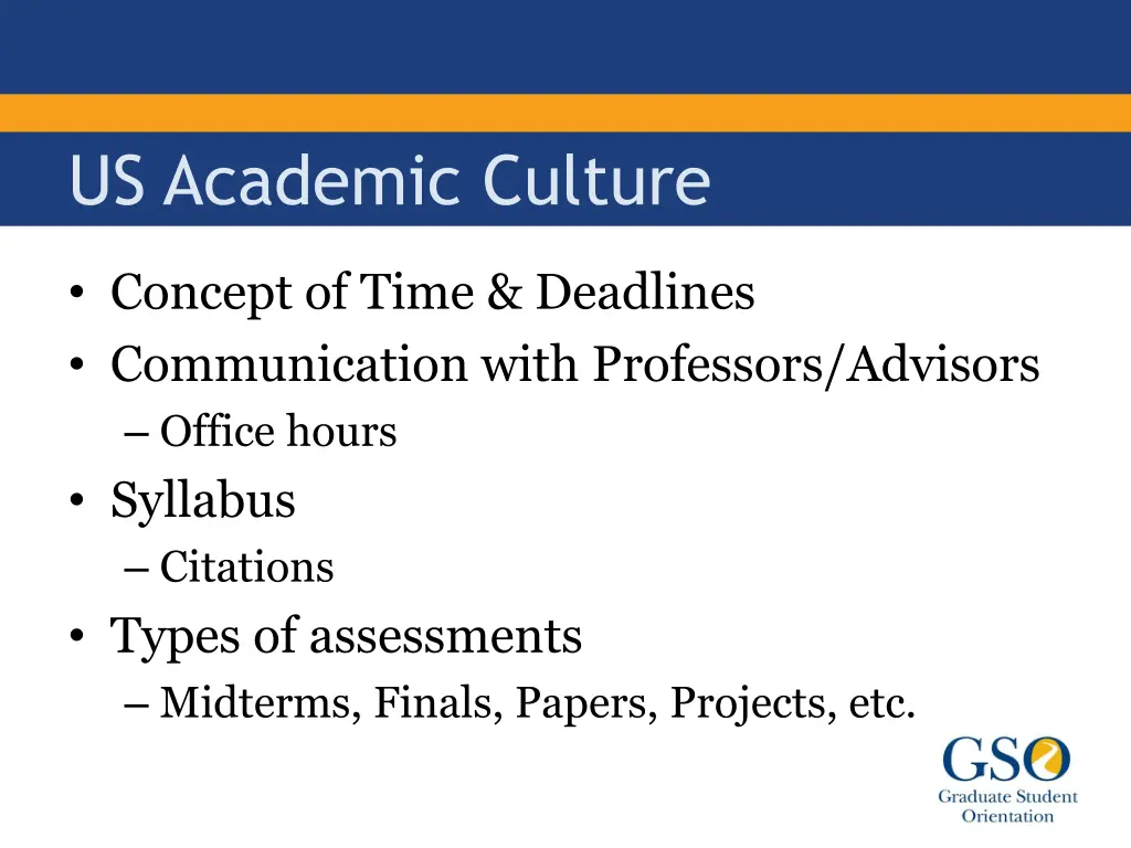 us academic culture