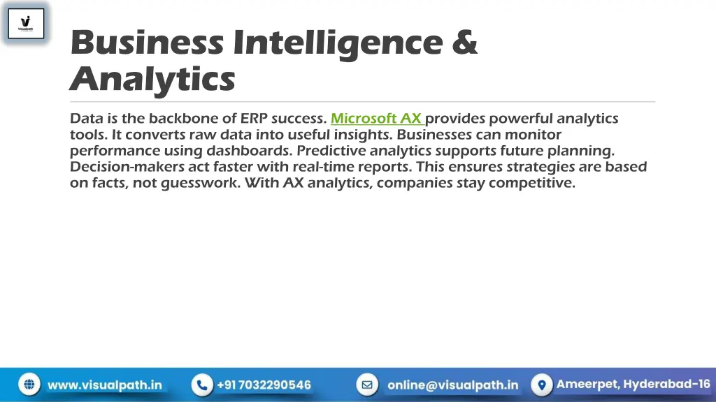 business intelligence analytics