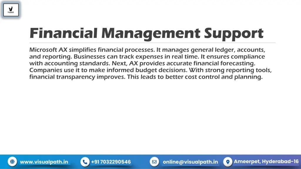 financial management support