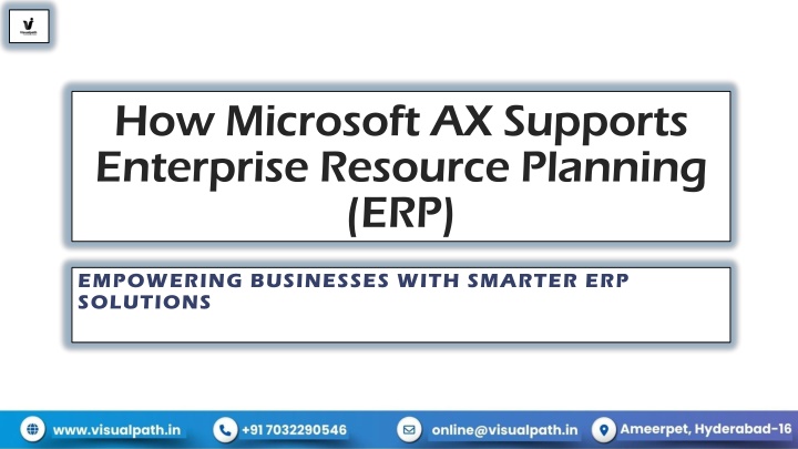 how microsoft ax supports enterprise resource