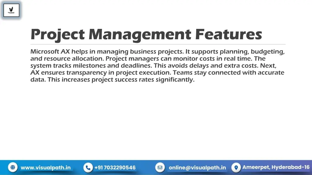 project management features
