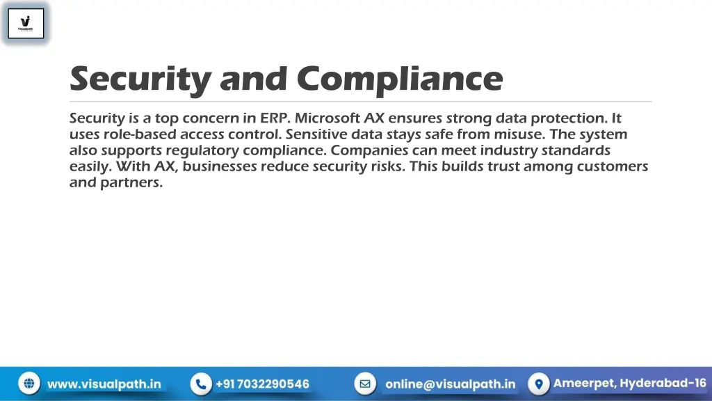 security and compliance