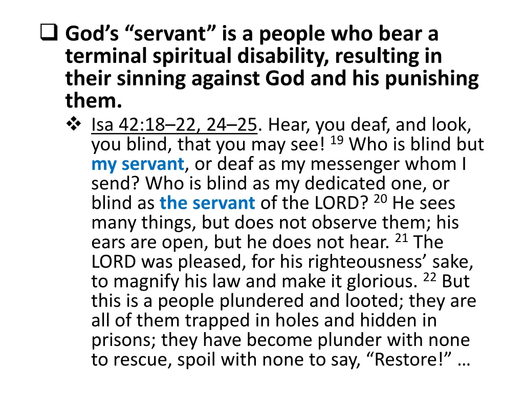 god s servant is a people who bear a terminal