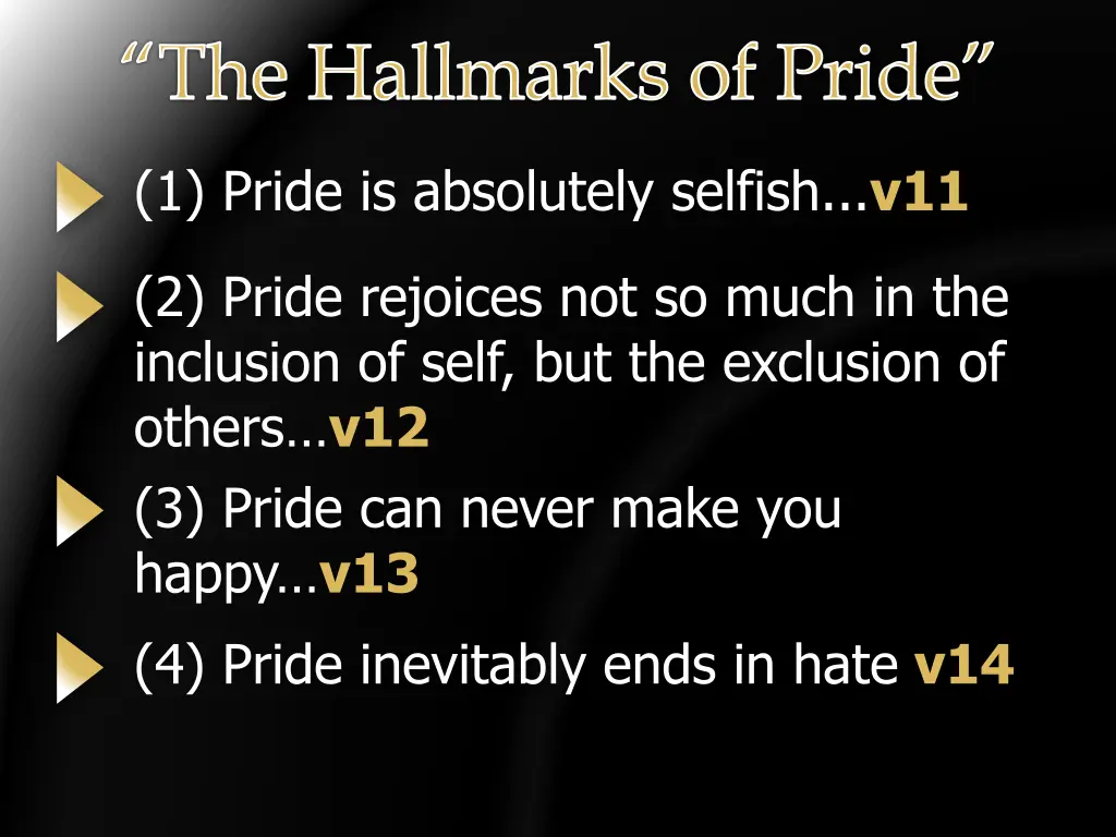 the hallmarks of pride