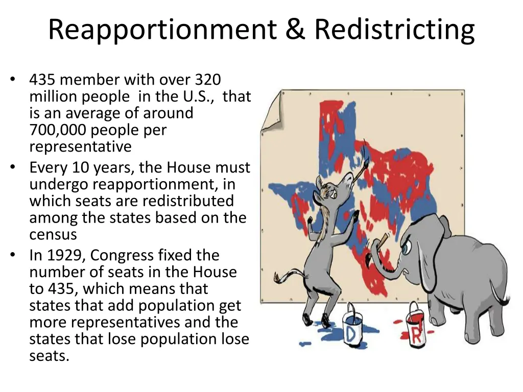 reapportionment redistricting