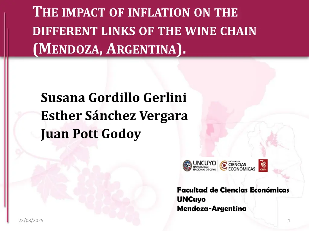 t he impact of inflation on the different links